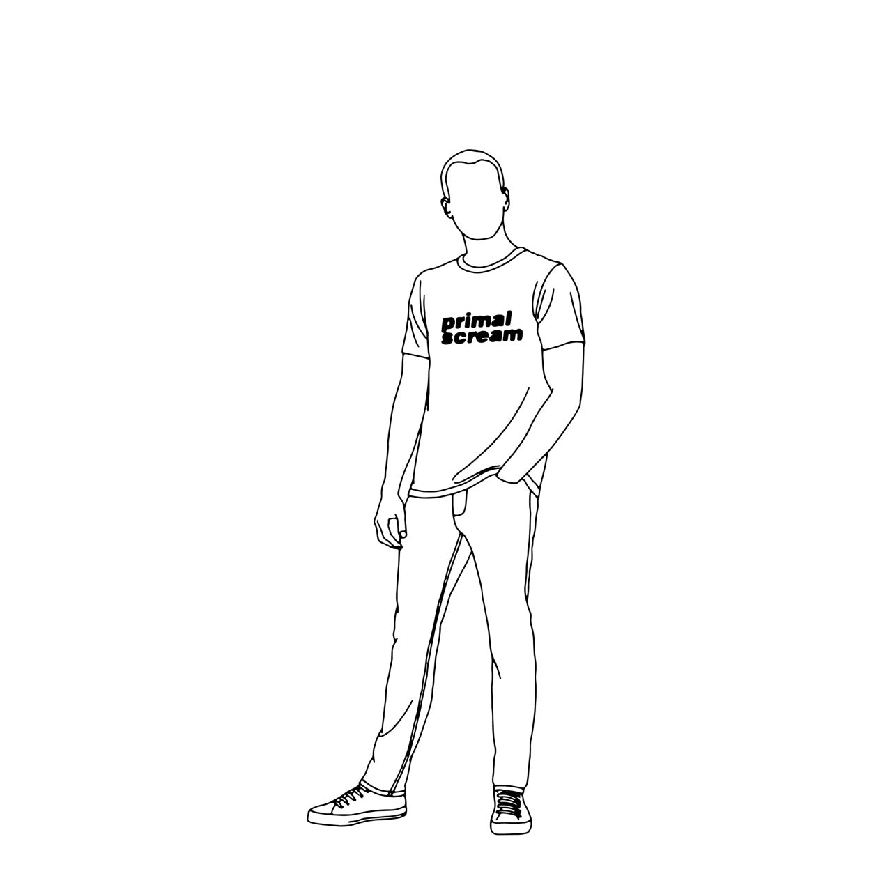 Camiseta de algodón orgánico unisex - TEE BANDS FAN CLUB-PRIMAL