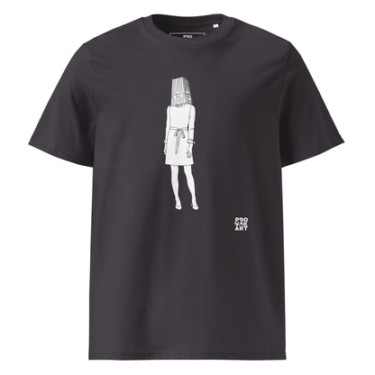 Unisex Organic Cotton T-Shirt - Hidden Head Ladies Pop Corn