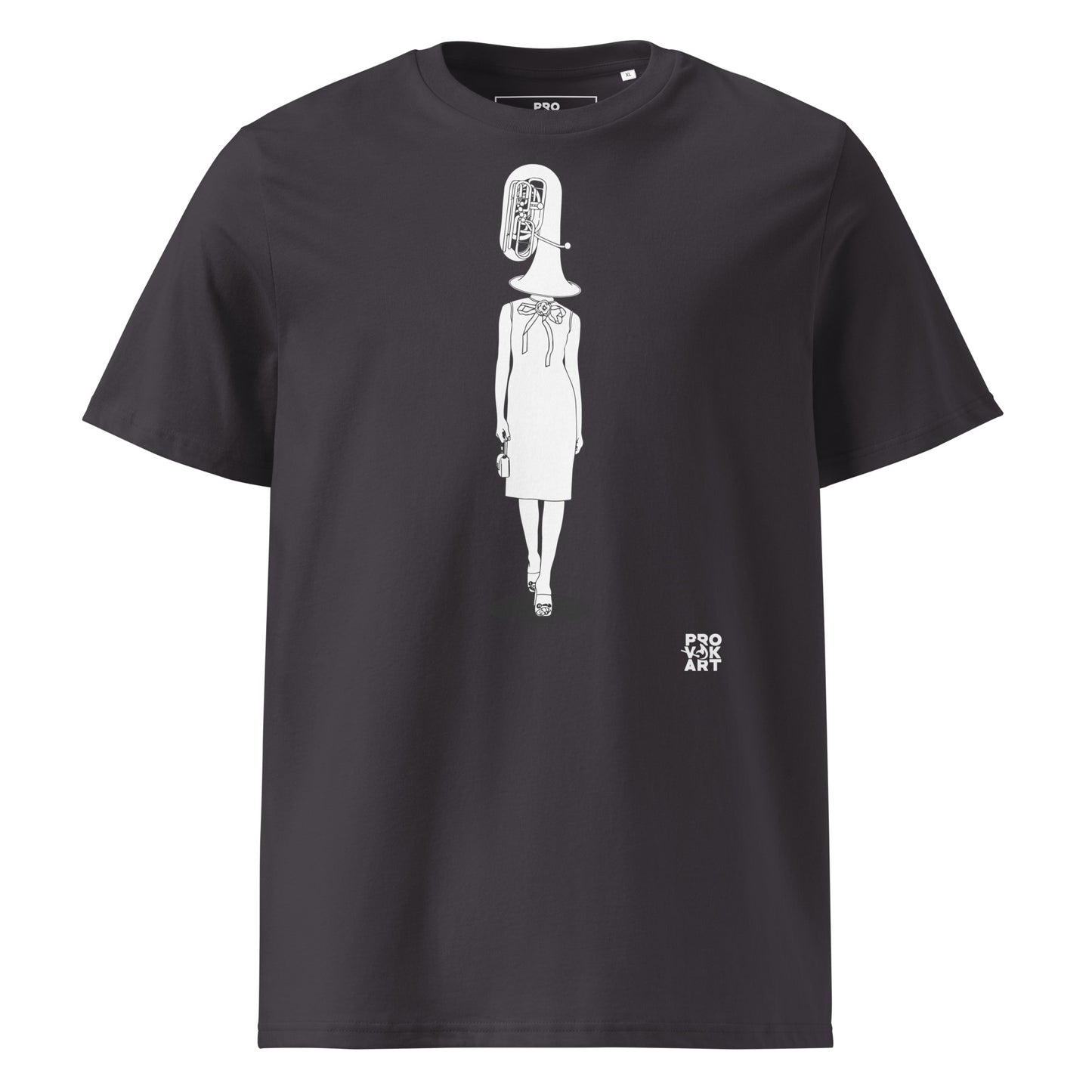Camiseta de algodón orgánico unisex-Hidden Head Ladies Metal