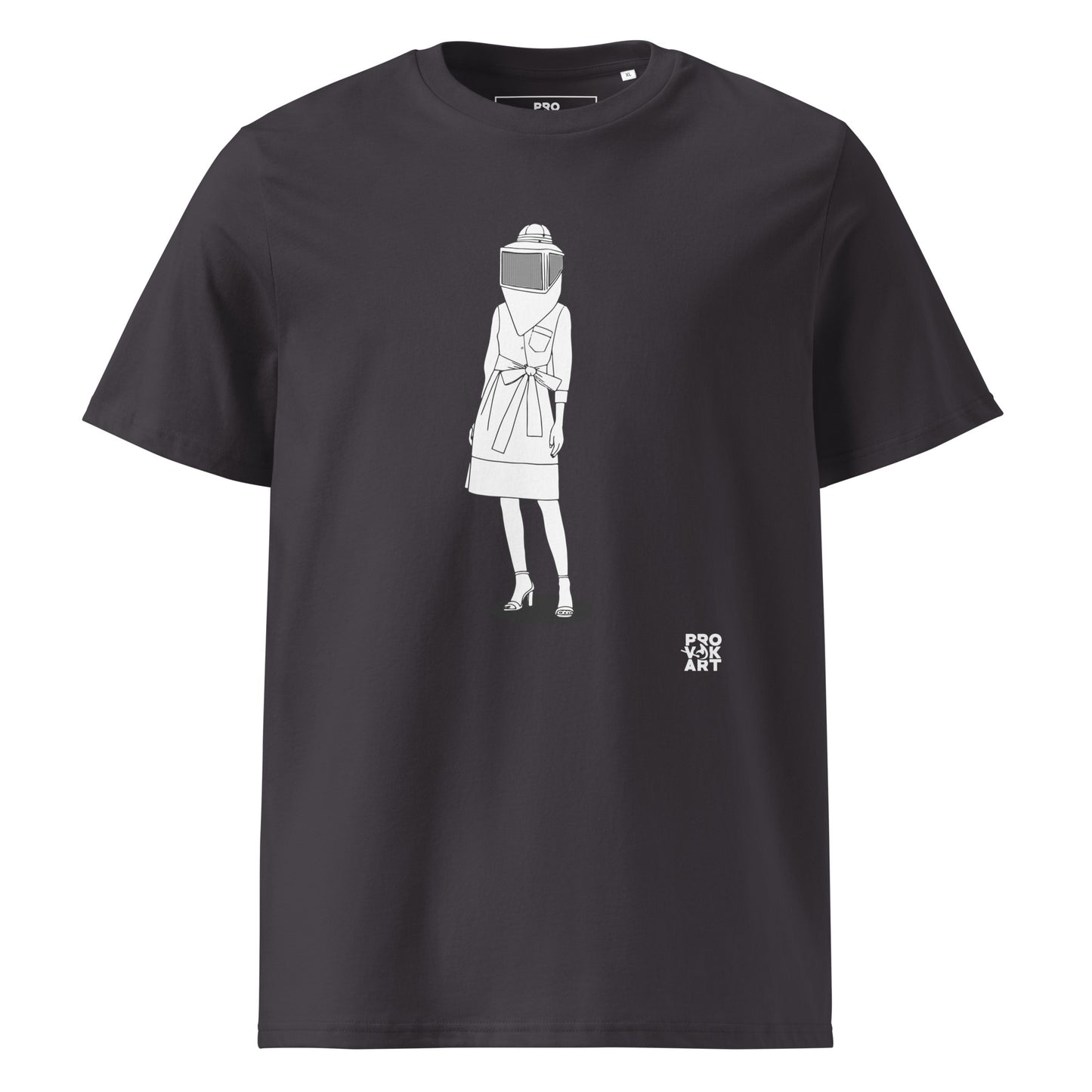 Camiseta de algodón orgánico unisex-Hidden Head Ladies Bee