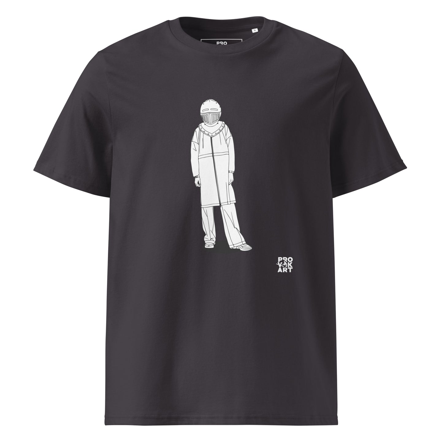 Unisex Organic Cotton T-Shirt - Hidden Head Ladies Knight