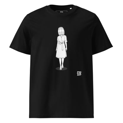 Unisex Organic Cotton T-Shirt - Hidden Head Ladies Barrel