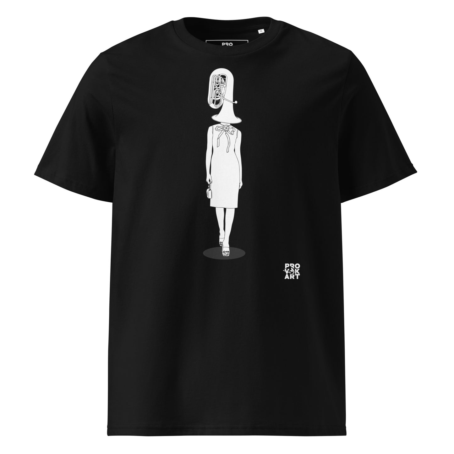 Camiseta de algodón orgánico unisex-Hidden Head Ladies Metal