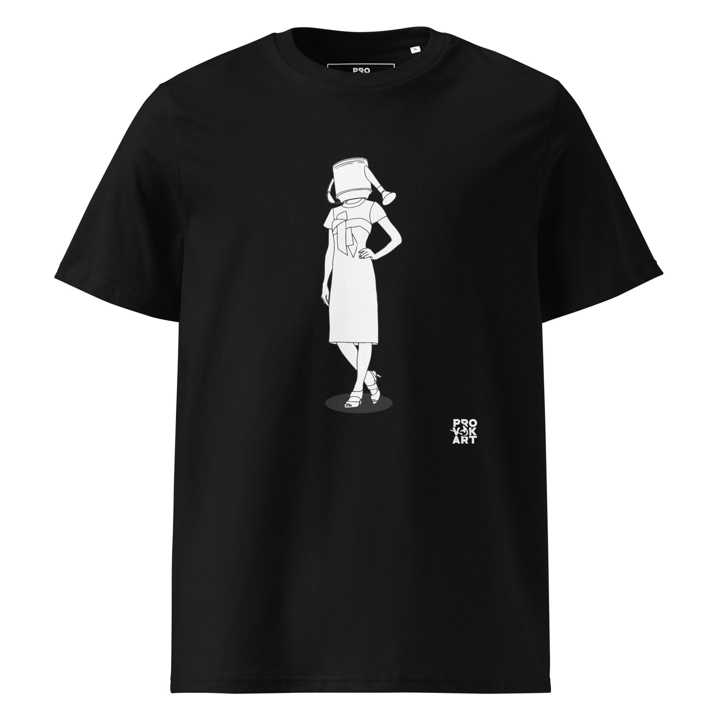 Unisex Organic Cotton T-Shirt - Hidden Head Ladies Watering