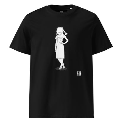 Unisex Organic Cotton T-Shirt - Hidden Head Ladies Watering