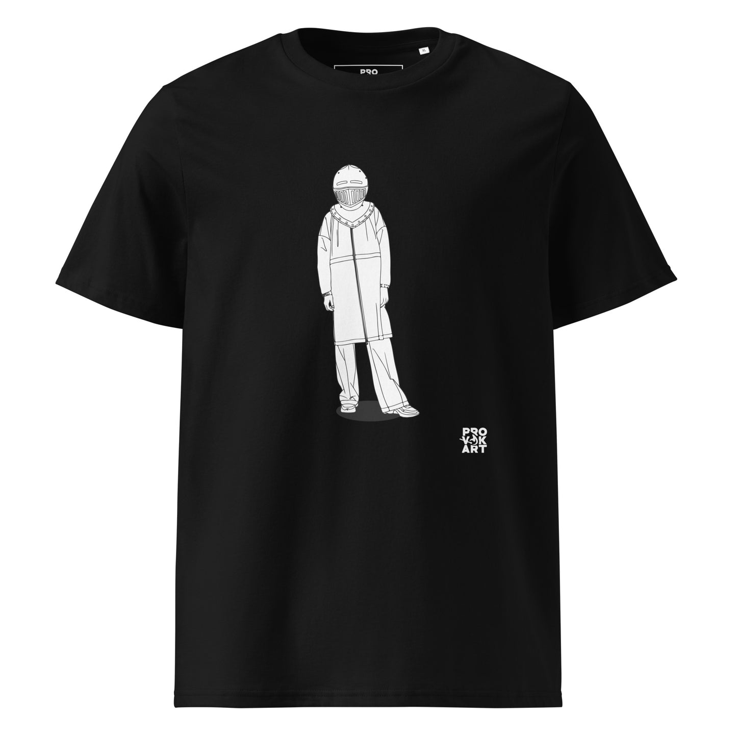 Unisex Organic Cotton T-Shirt - Hidden Head Ladies Knight