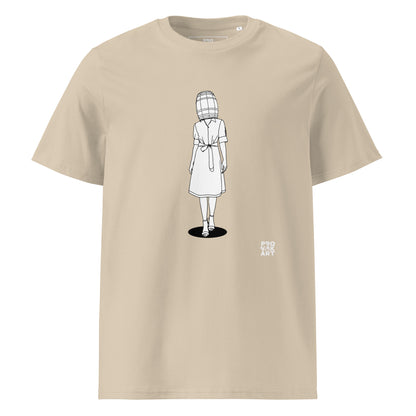 Unisex Organic Cotton T-Shirt - Hidden Head Ladies Barrel