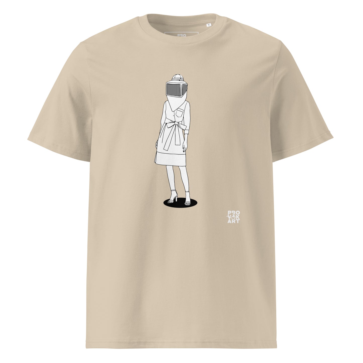Camiseta de algodón orgánico unisex-Hidden Head Ladies Bee