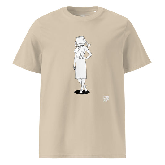 Unisex Organic Cotton T-Shirt - Hidden Head Ladies Watering