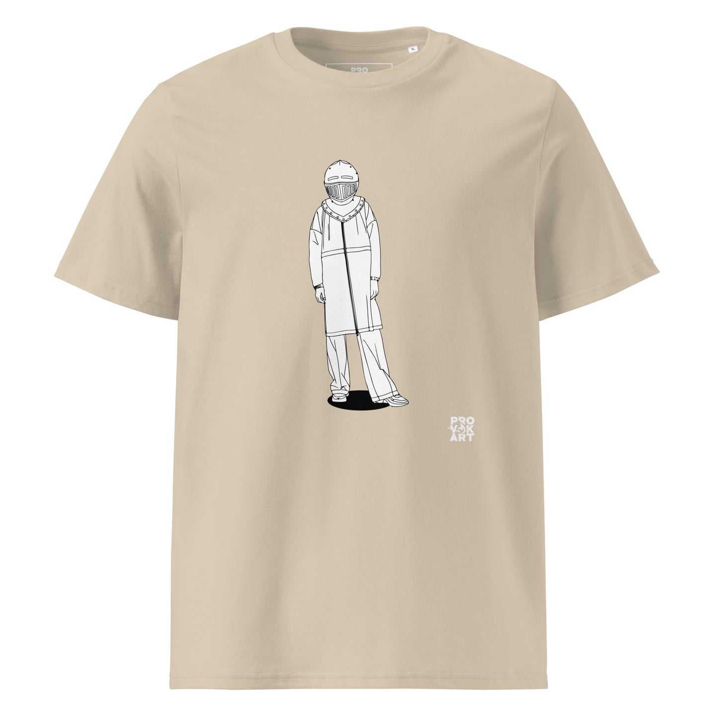 Unisex Organic Cotton T-Shirt - Hidden Head Ladies Knight