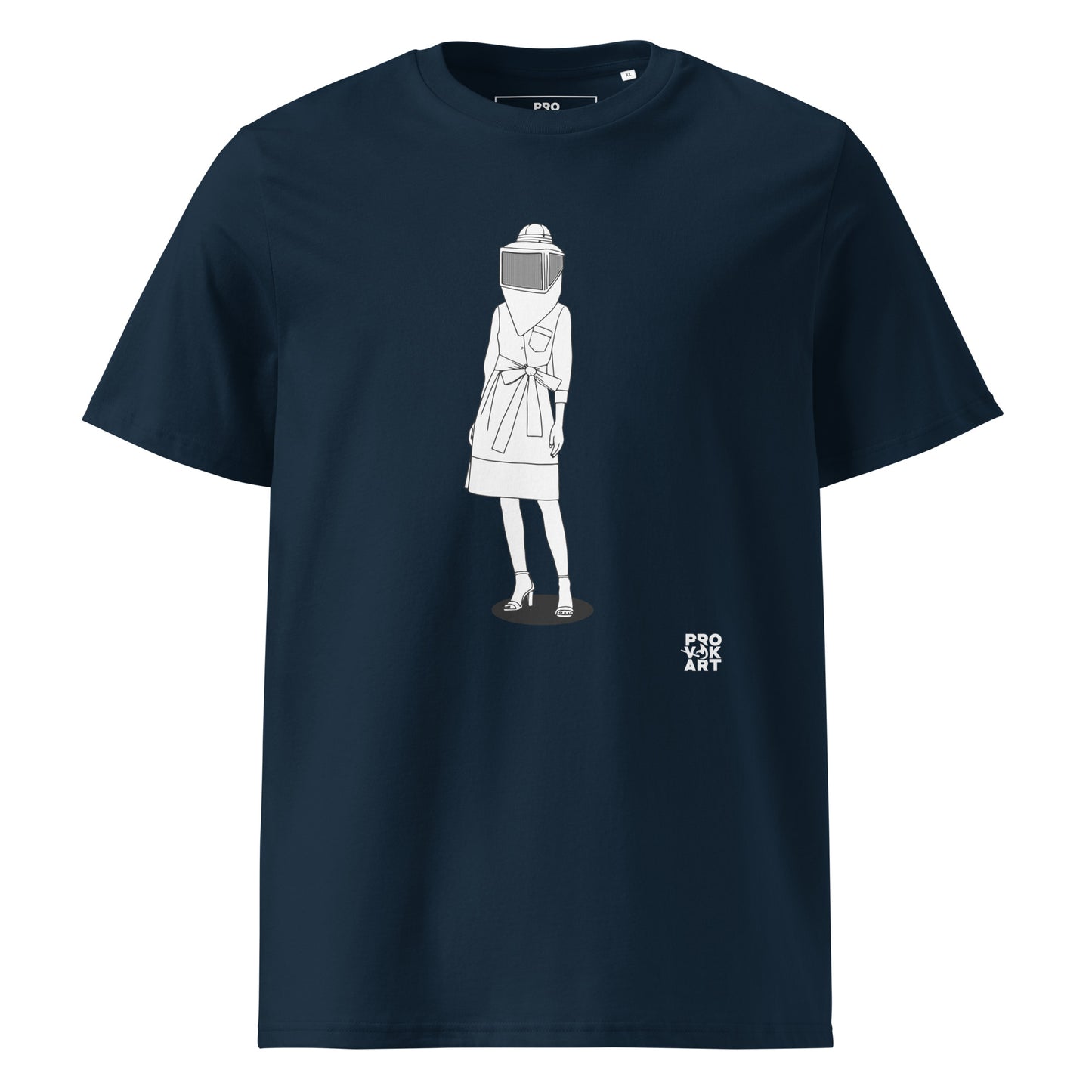 Camiseta de algodón orgánico unisex-Hidden Head Ladies Bee