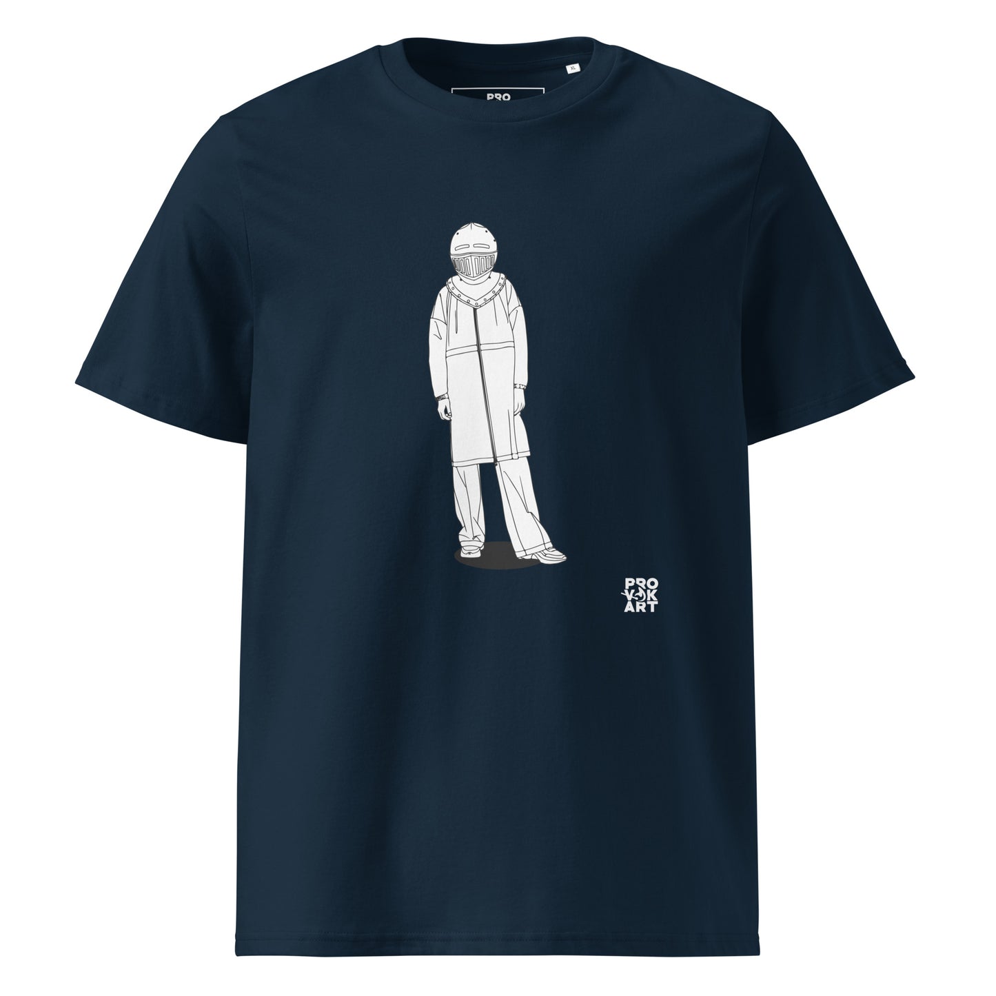 Unisex Organic Cotton T-Shirt - Hidden Head Ladies Knight