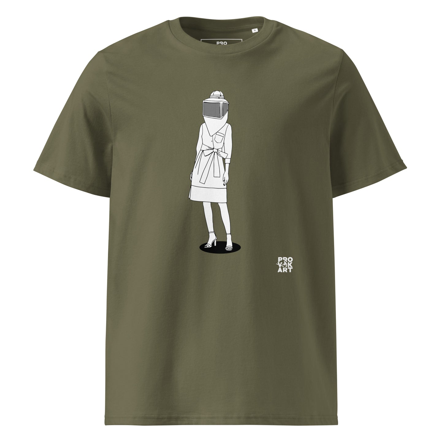 Camiseta de algodón orgánico unisex-Hidden Head Ladies Bee