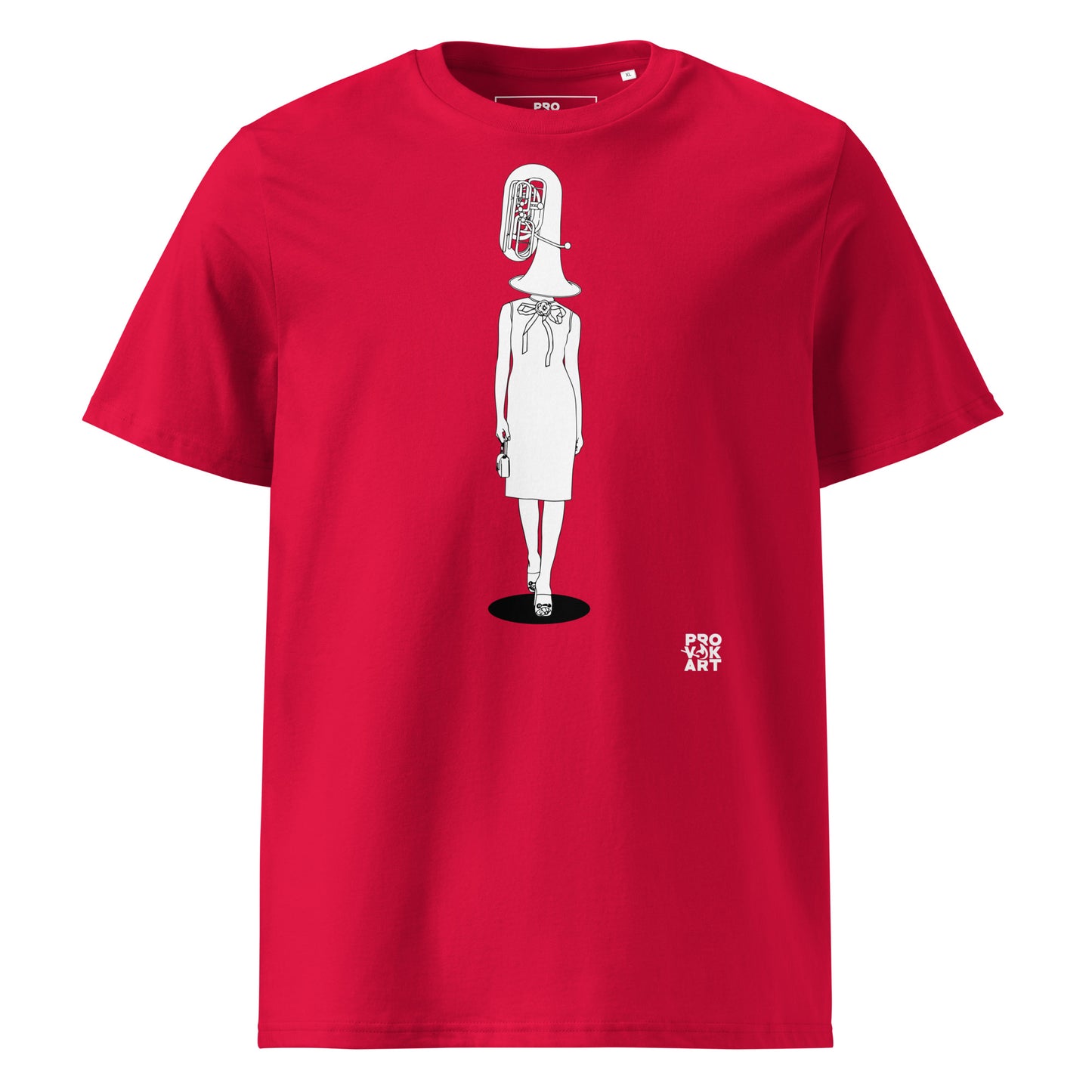 Camiseta de algodón orgánico unisex-Hidden Head Ladies Metal