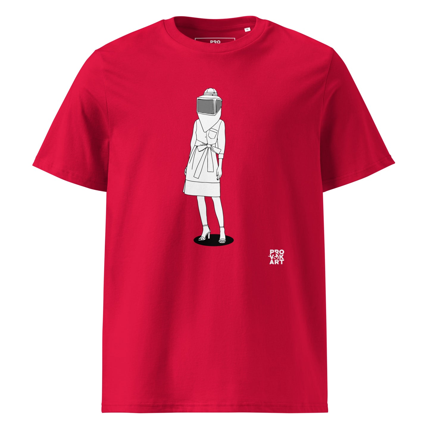 Camiseta de algodón orgánico unisex-Hidden Head Ladies Bee