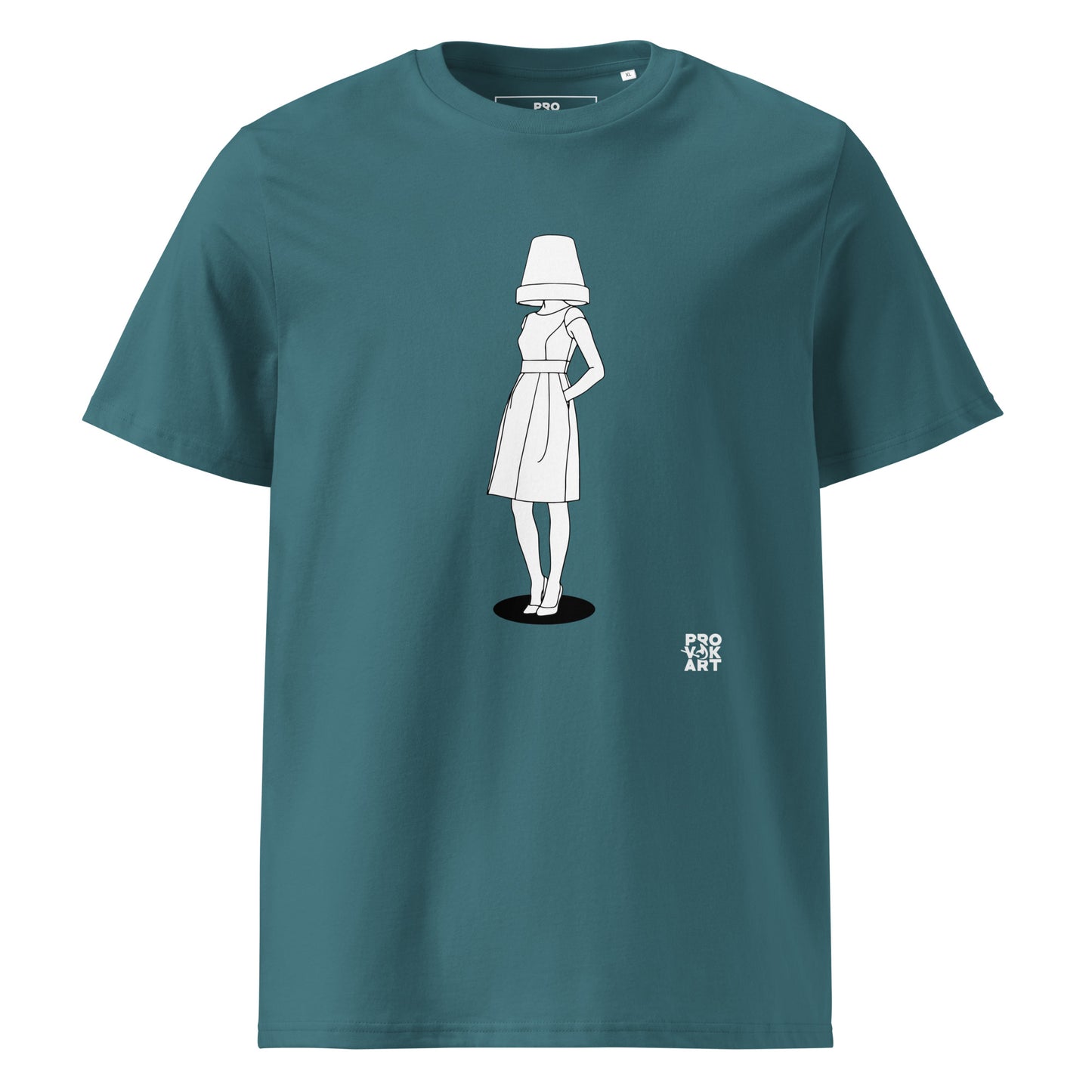 Camiseta de algodón orgánico unisex-Hidden Head Ladies Flowerpot